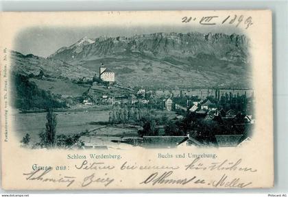 9470 Buchs SG 1899 - Schloss Werdenberg Buchs und Umgebung - 13123049