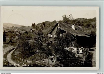 9473 Gams 1927 Foto AK Pension Keller, Gamserberg - 13407209