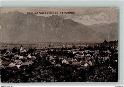9472 Grabs - 1907 Blick auf Grabs gegen die 3 Schwestern - 13114104
