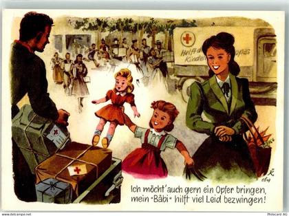 8887 Mels Künstlerkarte sign. eb48 K Aktion Weisstannental Rotes Kreuz... - 39696549