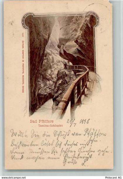 7312 Pfäfers 1898 - Bad Pfäfers Tamina Schlucht - 10195467