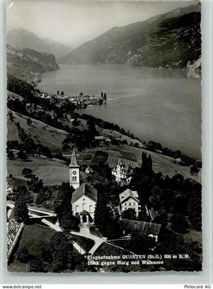 8883 Quarten - Flugaufnahme Blick gegen Murg und Walensee - 11057522