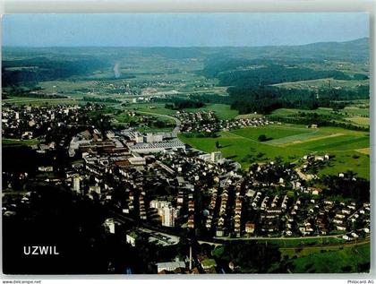 9240 Uzwil - Flugaufnahme Uzwil mit Niederuzwil und Oberbüren - 10390720