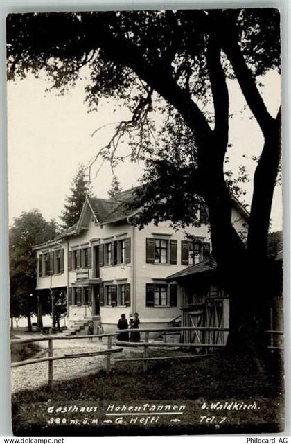 9205 Waldkirch 1925 Foto AK Gasthaus Hohentannen - 13568052