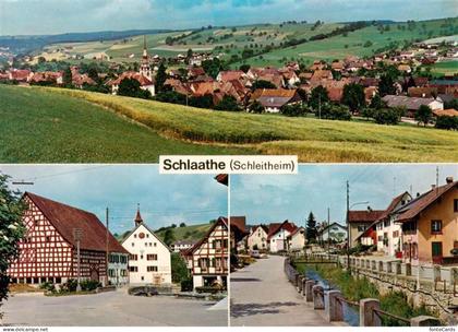 Schlaathe Schleitheim SH Panorama Fachwerkhaeuser Ortspartie