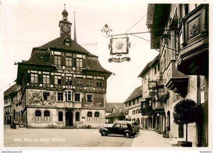 Stein Rhein Stein am Rhein SH Fliegeraufnahme