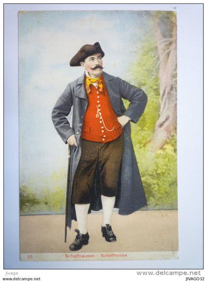 SCHAFFHAUSEN  -  SCHAFFHOUSE   (Carte couleur)