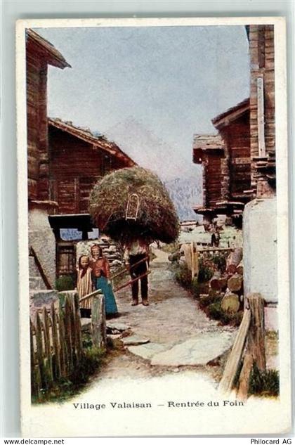 5012 Schönenwerd SO - Village Valaisan Rentree du Foin Editeur Bally fil... - 10611818