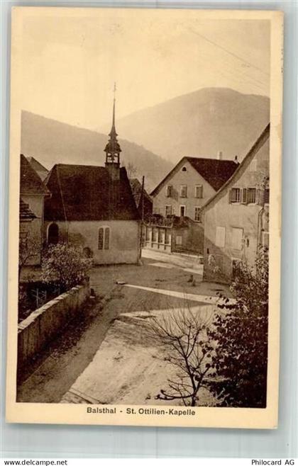 4710 Balsthal 1912 Foto AK Kirche St. Ottilien-Kapelle - 10749464