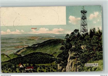 4145 Gempen Gebrauchsspuren 1907 Gempen-Fluh Basel Aussichtsturm - 13117466