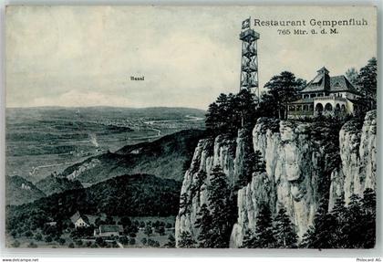 4145 Gempen Gebrauchsspuren Restaurant Gempenfluh Aussichtsturm - 39377602