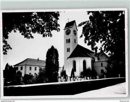 2545 Selzach Foto AK Kirche mit Friedhof Ort handschriftlich - 13145597
