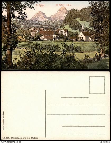 Ansichtskarte Morschach Morschach und die Mythen 1910