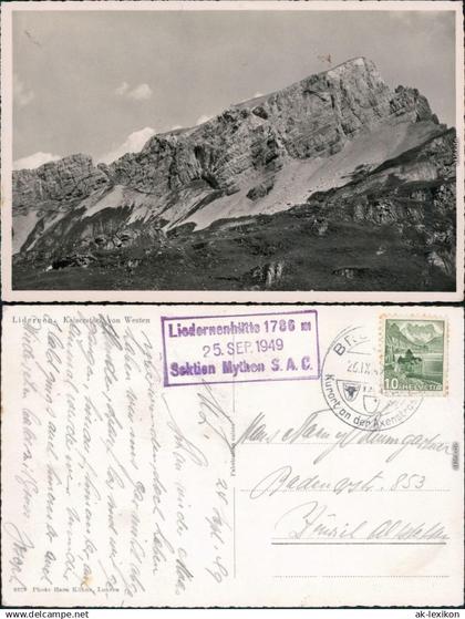 Ansichtskarte Riemenstalden Kaiserstock 1949