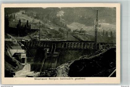 8857 Vorderthal Wägital Foto AK Staumauer Rempen Kraftwerk Wäggital - 14001088