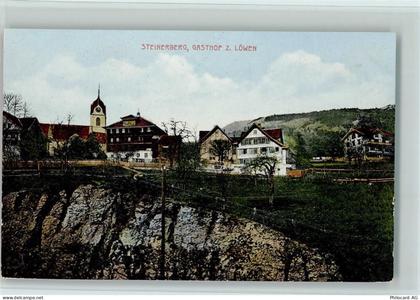 6416 Steinerberg 1909 - Gasthof zum LöwenK , sehr gute Erhaltung AK - 13213932