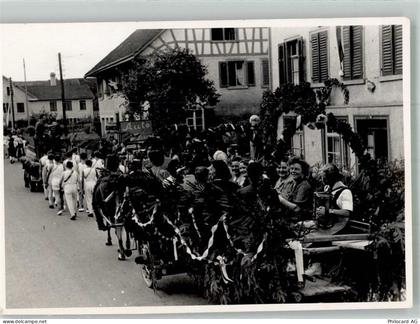 8555 Müllheim TG Foto AK Damenchor Festumzu - 13312344