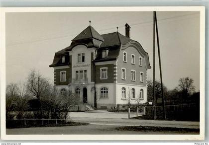 9315 Neukirch Egnach 1920 Foto AK Gasthaus Bahnhof Bahnpost Zug 5005 - 13585765