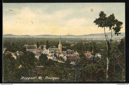 AK Roggwil /TG, Ortsansicht mit der Kirche