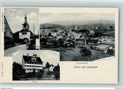 9213 Hauptwil 1912 - Schloß, Türmchen, Teilansicht , sehr gute Erhaltung... - 13410108