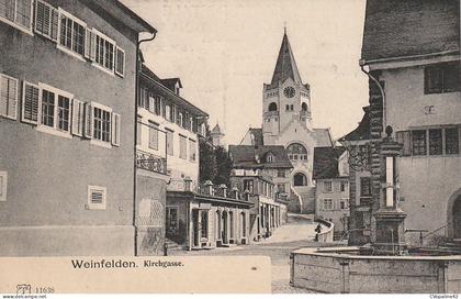 WEINFELDEN (Thurgovie-TG) Kirchgasse en 1906