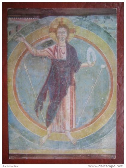 Acquarossa (TI) - Chiesa San Carlo di Negrentino: Fresko Christus der Sieger / Christo vincitore