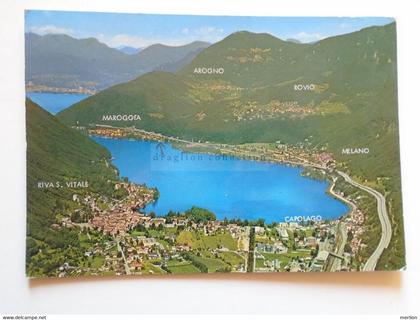 D174975  Switzerland   Lago di Lugano  Arogno Maroggia Melano Capolago Bissone   1985