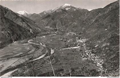 [-5%] SUISSE - Verscio - Vista dal Monte Brè - Ponte Brolla Tegna - Cavigliano e Intragna - Carte postale ancienne