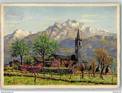 6516 Cugnasco Gerra Piano - Bienfaisance Für die Schwerhörigen Kirche si... - 11094240