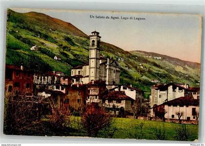 6982 Agno Foto AK Kirche - 38186509