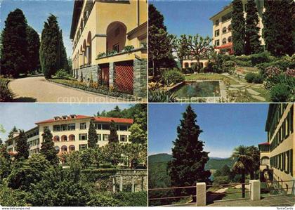 Agra  LUGANO TI Sanatorium-Agra Hotel Gartenanlage Terrasse Berge Palmen