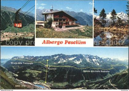 Bedretto Albergo Pesciuem Seilbahn Strada Alta Valle Bedretto