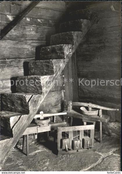 Bosco Gurin Walserhaus Treppe