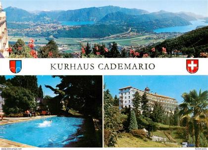 Cademario TI Panorama Kurhaus Cademario Casa di Cura Piscina