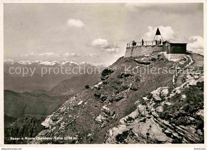 Capolago Bazar e Monte Generoso Vetta Fernsicht Alpenpanorama
