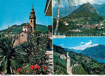Carona Kirche Panorama