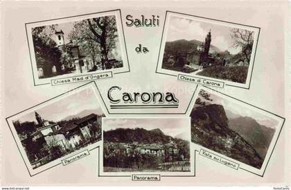 Carona Lago di Lugano TI Chiesa-Mad-d Ongera Chiesa-di-Carona Panorama Vista-su-