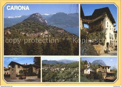 Carona Panorama Dorfpartien