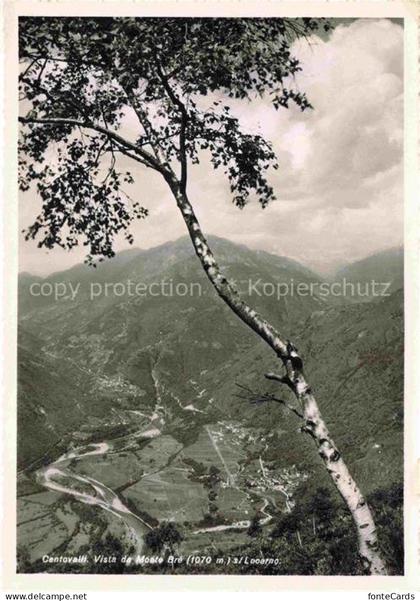 Centovalli Cento-Valli LOCARNO TI Monte-Brè Centovalli Tal Bergpanorama Birke Lo