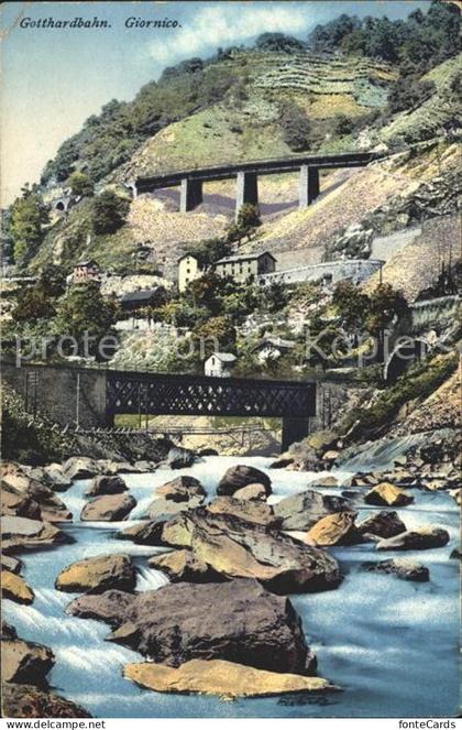 Giornico Gotthardbahn 3 Bahnlinien