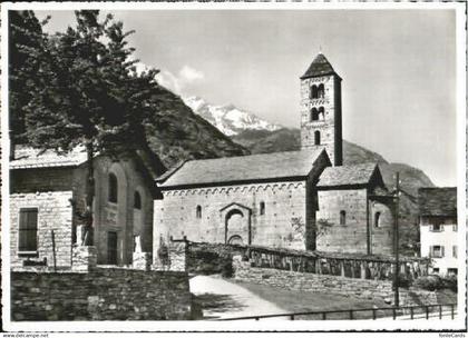 Giornico Kirche St. Nicolao ungelaufen ca. 1965