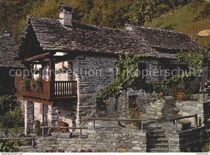 Gordevio Dorfpartie Valle Maggia