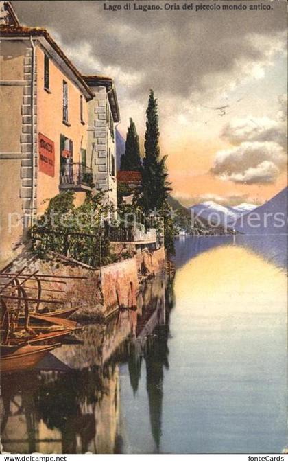 Lago di Lugano TI Oria del piccolo mondo antico