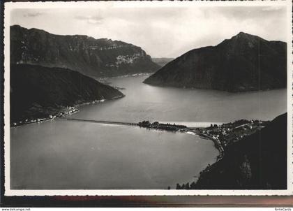 Lago di Lugano TI Ponte de Melide