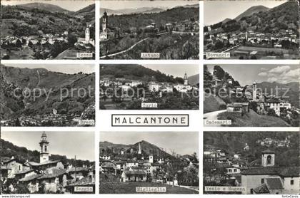 Malcantone Ticino Ansichten