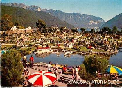 Melide Swissminiatur Melide Lugano Vue generale