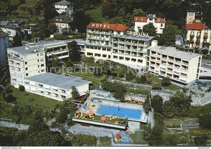 Orselina TI Hotel Orselina Fliegeraufnahme