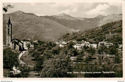 Sala-Capriasca Tesserete TI Panorama mit Kirche