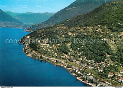 San Nazzaro Lago Maggiore Fliegeraufnahme Dintorni
