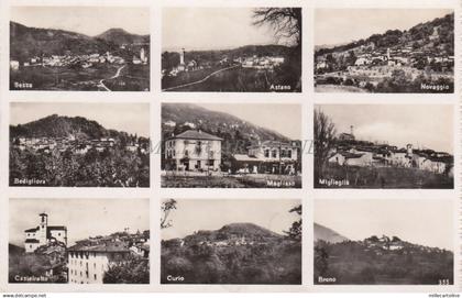 SWITZERLAND - Saluti dal Malcantone - Views - Photo Postcard 1948